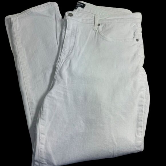 NYDJ Curves 360 White High Rise Jeans Sz 14 - Picture 3 of 10